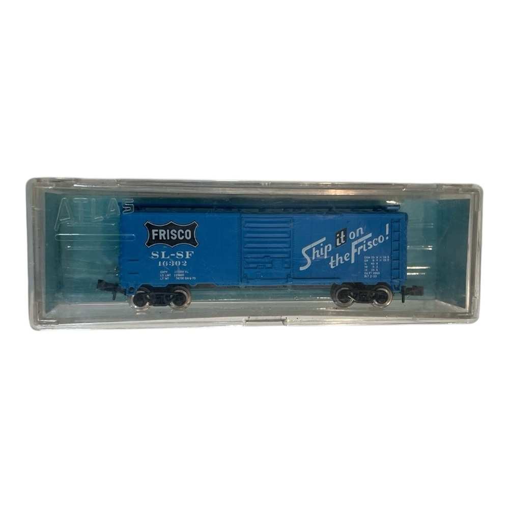 Atlas Frisco Blue Model Train Car - Picture 7 of 8